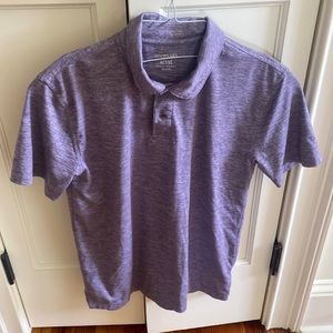Crewcuts heather purple polo shirt